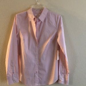 Striped button up NWT 1901